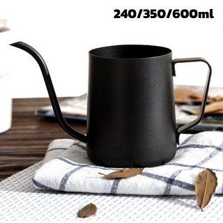 หม้อชงกาแฟ สแตนเลส 250 มล แบบสแตนเลส 304 หม้อกาแฟสแตนเลส หม้อกาแฟ กาน้ำชา หม้อกาแฟสแตนเลสมีด้ามจับ coffee kettle ECM