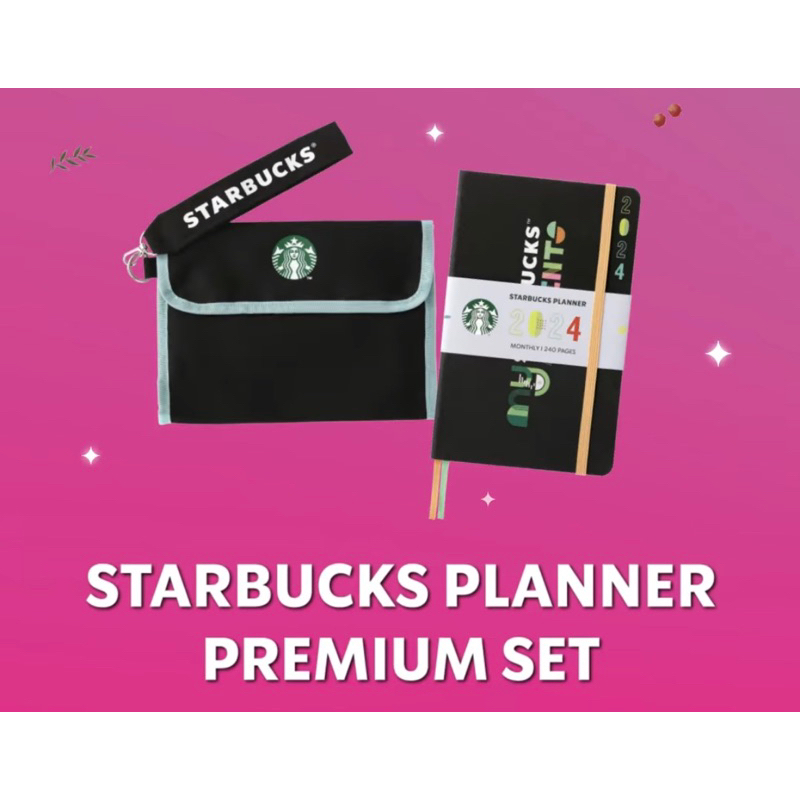 Starbucks planner 2024 Premium set Shopee Thailand