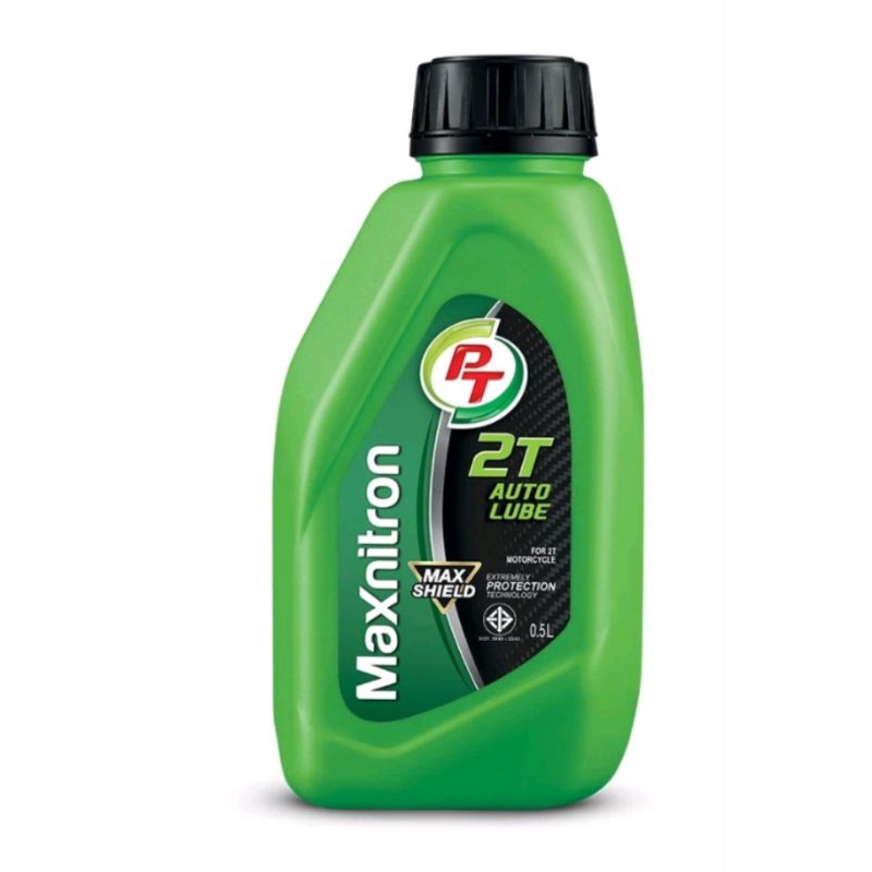 PT Maxnitron 2T Auto Lube 0.5L (น้ำมันเครื่องรถจักรยานยนต์ 2 จังหวะ
