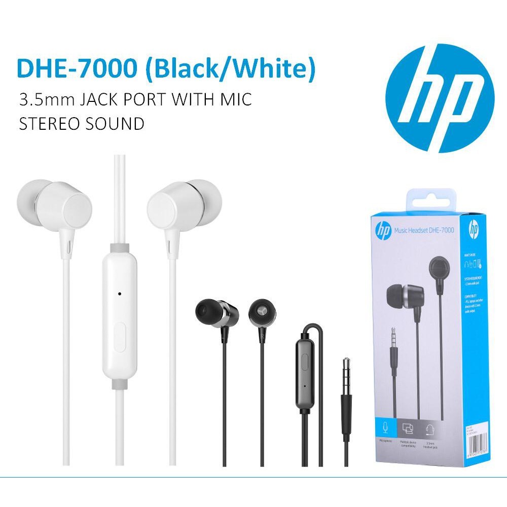 Casque HP DHE-7003-BLACK Noir