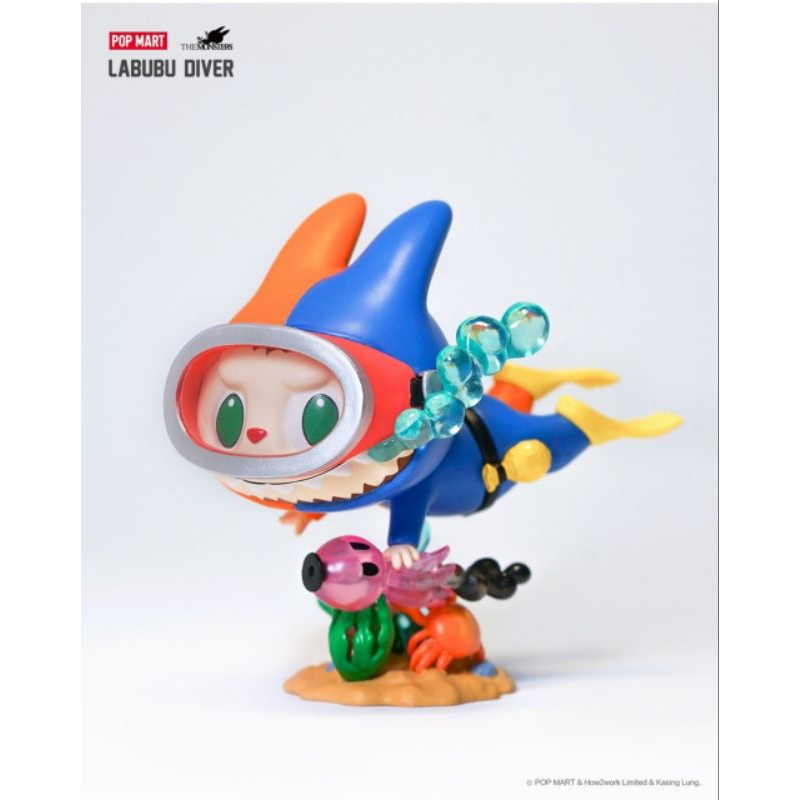 พร้อมส่ง POPMART LABUBU Diver ลาบูบู้ ดำน้ำ Action Figures Limited ...