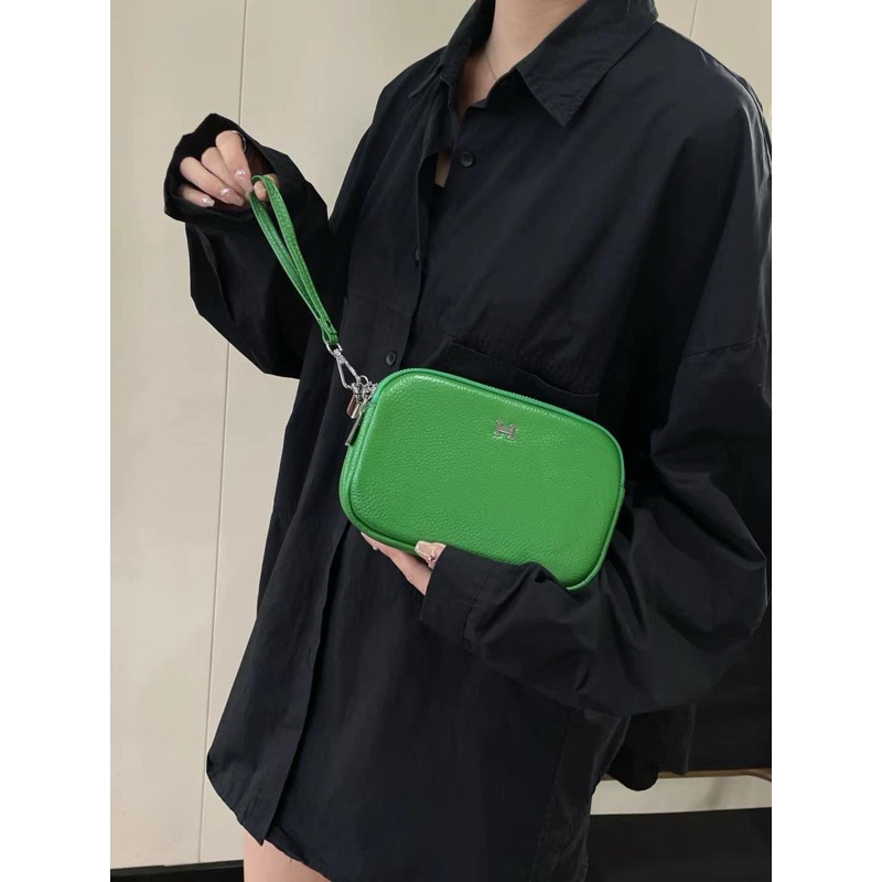 กระเป๋าหนังวัวแท้ สะพายข้าง ใบเล็ก | Shopee Thailand