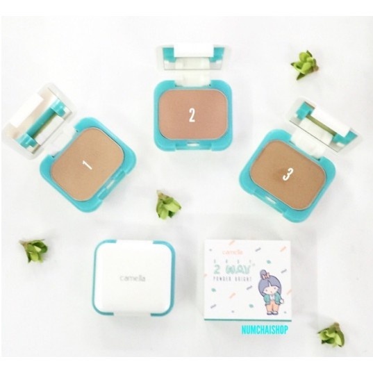 CAMELLA TWO-WAY POWDER BRIGHT คาเมลล่า ทู-เวย์ เพาเดอร์ ไบรท์ ตลับจริง ...
