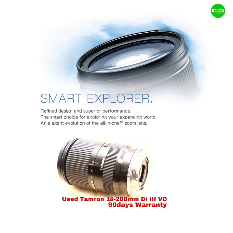 TAMRON 18-200mm Di III VC B011 for Sony E mount expanding world