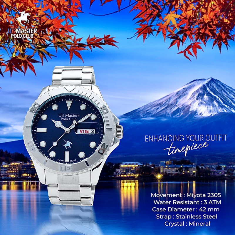 Us masters deals polo club watches
