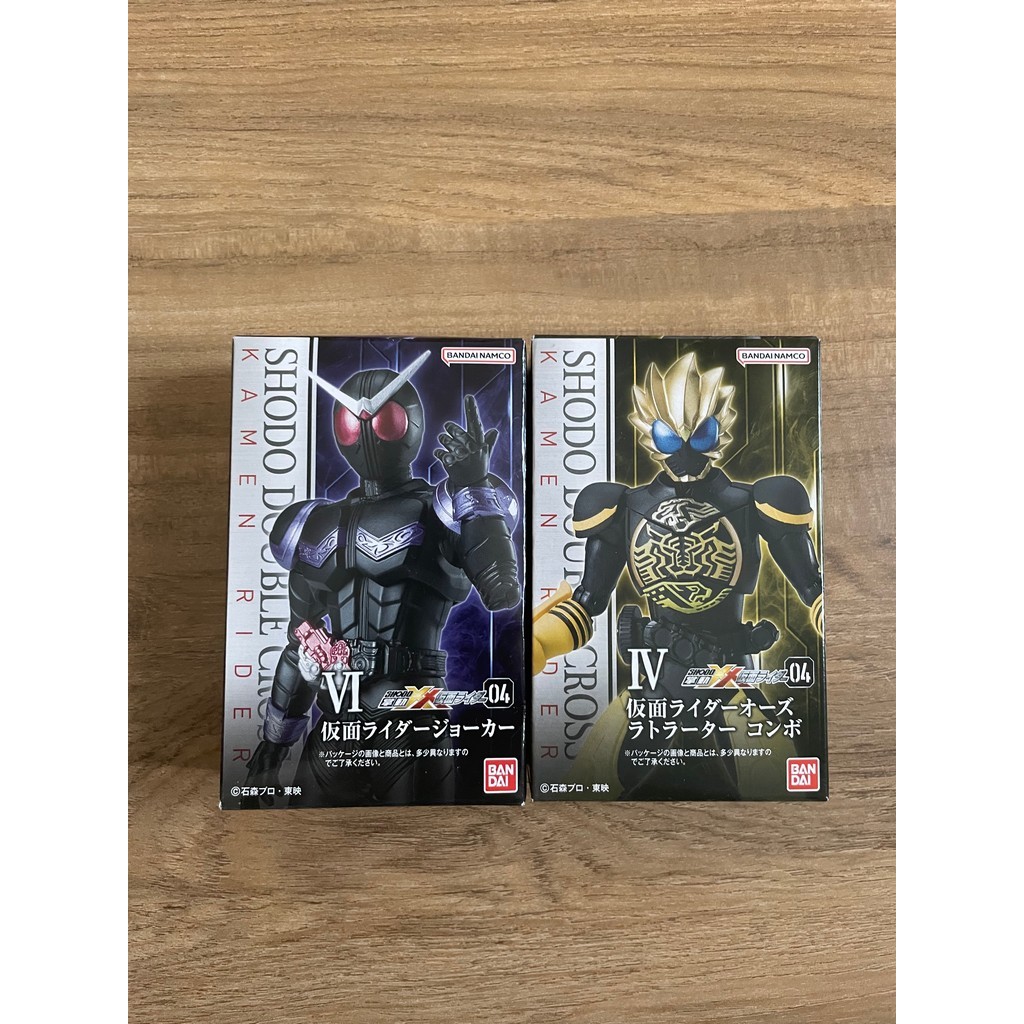 Bandai Candy Toy Shodo SHODO-XX Kamen Rider 4 OOO Ratorata Combo Joker ...