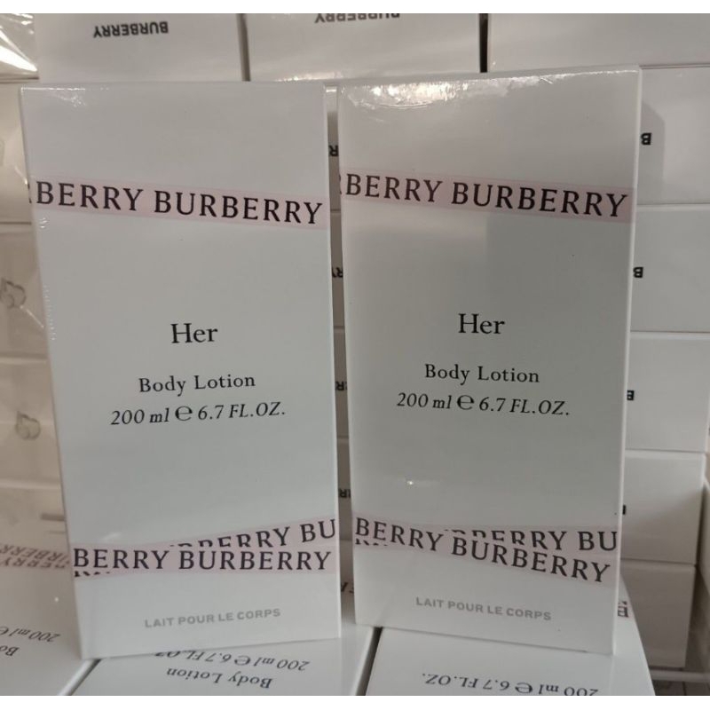 บอดี้โลชั่นน้ำหอม Burberry Her Body Lotion 200 ml Shopee Thailand