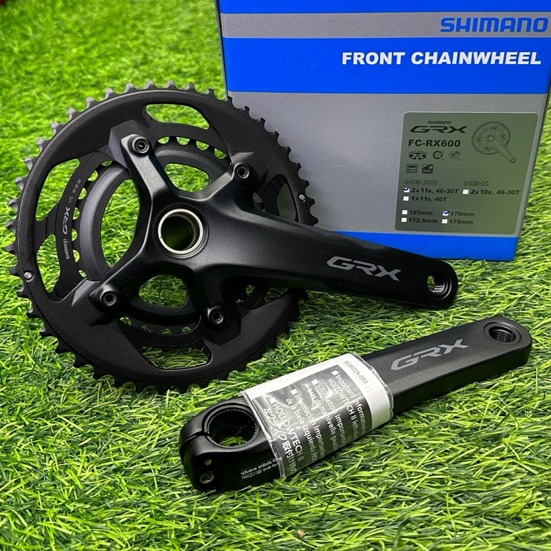 ชุดจาน SHIMANO GRX FC-RX600 46-30T 2x11S 165 MM. | Shopee Thailand