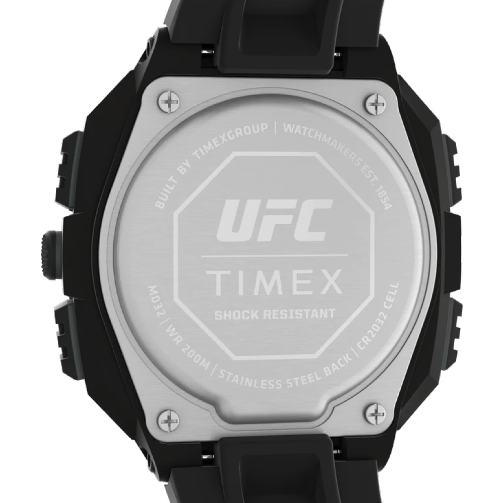 TIMEX TW2V85100 UFC Street Shock XL Week นาฬิกาข้อมือผู้ชาย สายซิ