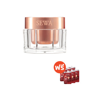 Sewa Golden Ginseng Cream เซวาโสมทอง (30 กรัม x 1 กระปุก) แถมฟรี Sewa Insam Essence เซว่า ขนาดทดลอง (8 ml. x 6 ซอง)