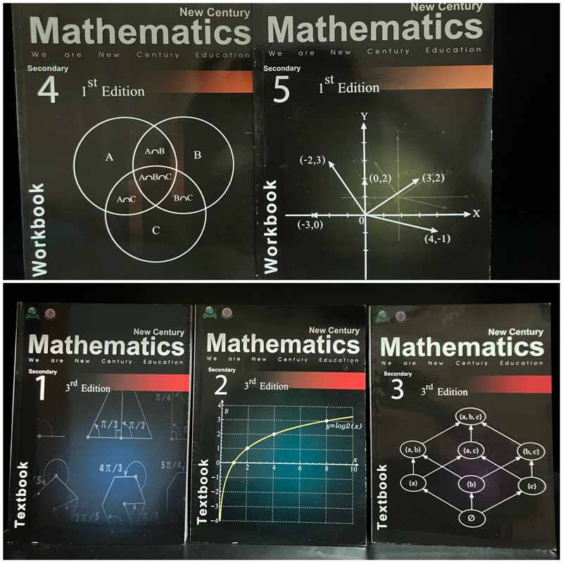 หนังสือ | New Century Mathematics Secondary 1-3 (Textbook), 4-5 ...
