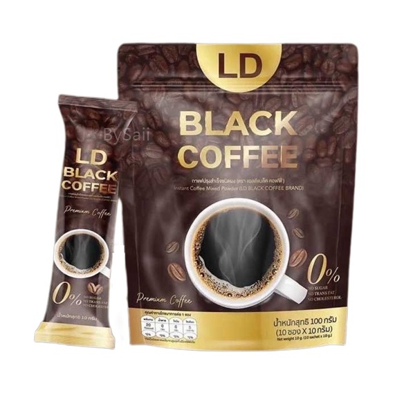 (1ห่อ) แอลดี แบรนด์แม่ตั๊ก ดาร์คโกโก้ LD Dark Cocoa / แบล็ค คอฟฟี่ LD ...