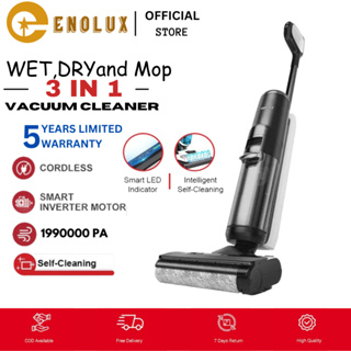 Wet & Dry Vacuum Cleaner เครื่องล้างพื้น เครื่องดูดฝุ่น ดูดน้ำ ขัดถูพื้น น้ำหนักเบา