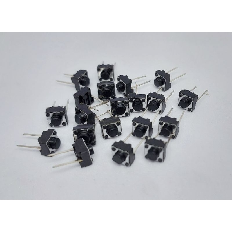 Micro switch button ไมโครสวิตซ์ กดติดปล่อยดับ 6x6x5mm. แบบ 2 ขา ...