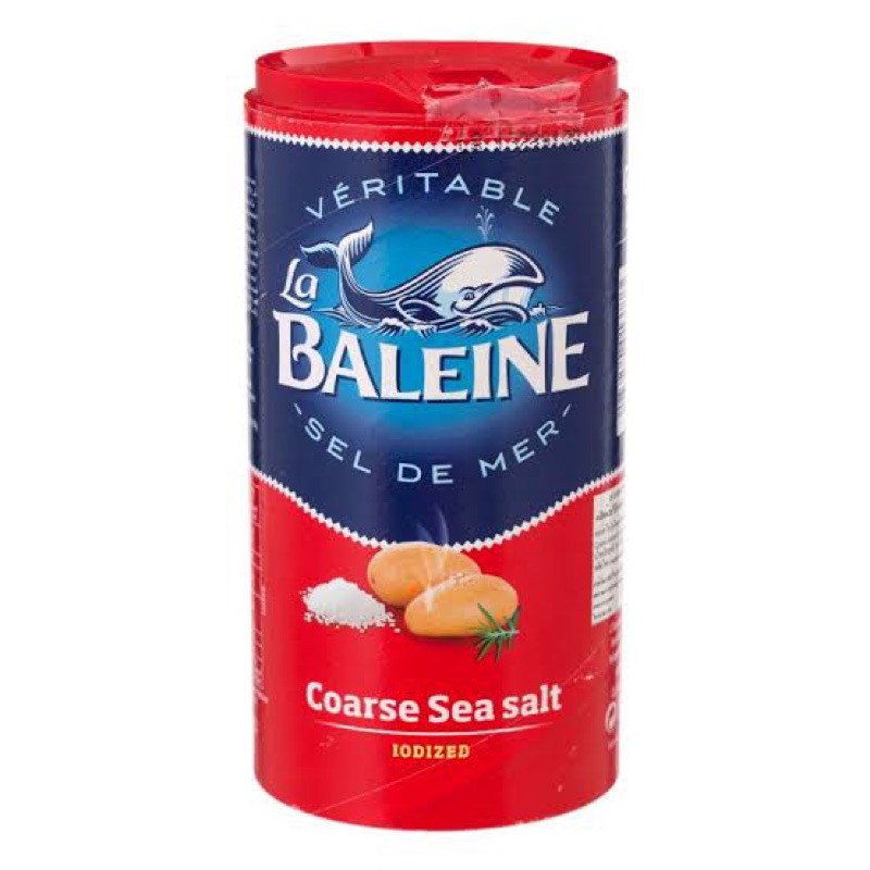 la baleine sea salt coarse 500g. เกลือทะเล นำเข้า Shopee Thailand
