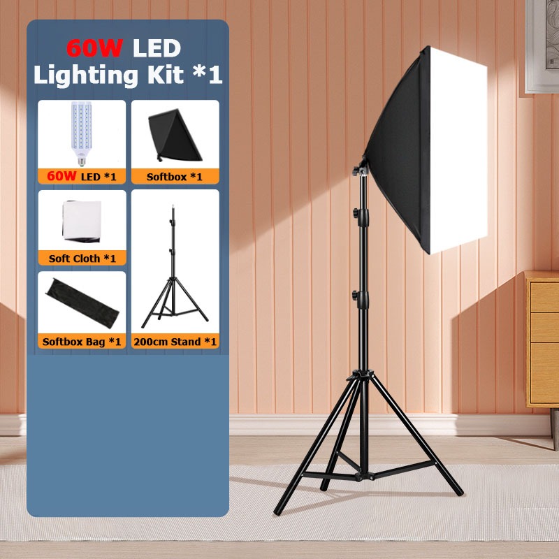 Light For Video Recording Andoer Studio Photography Softbox