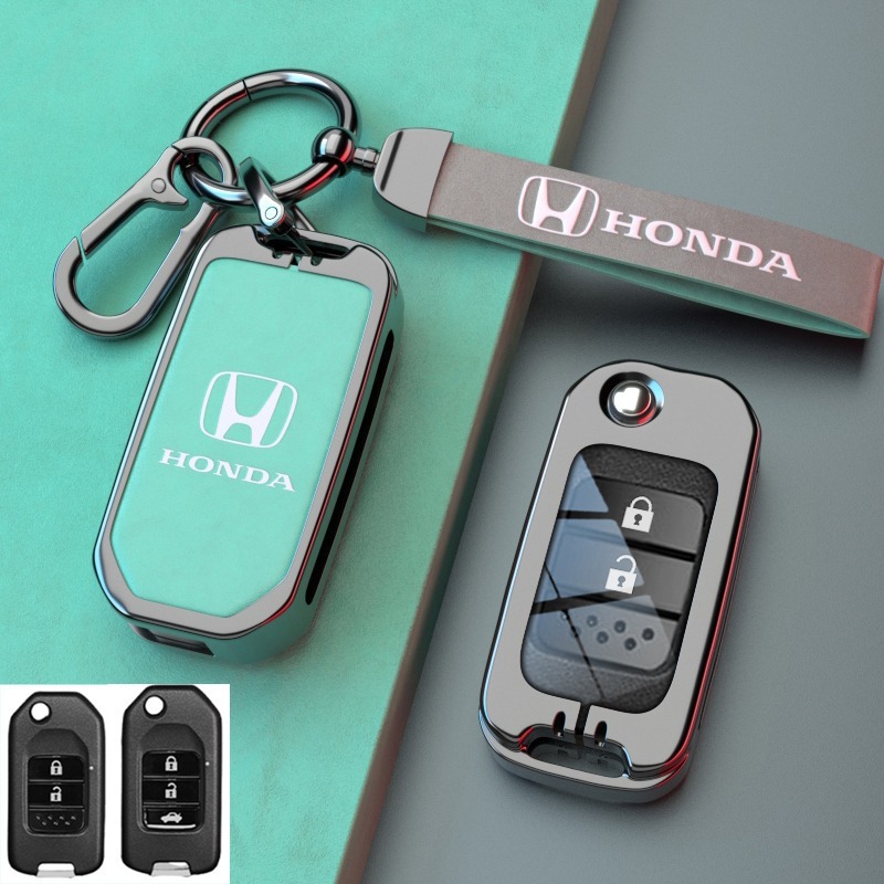 FORYOUCARกุญแจรถ ครอบกุญแจHonda City, Civic, BRV, HRV, CRV, Civic Type ...