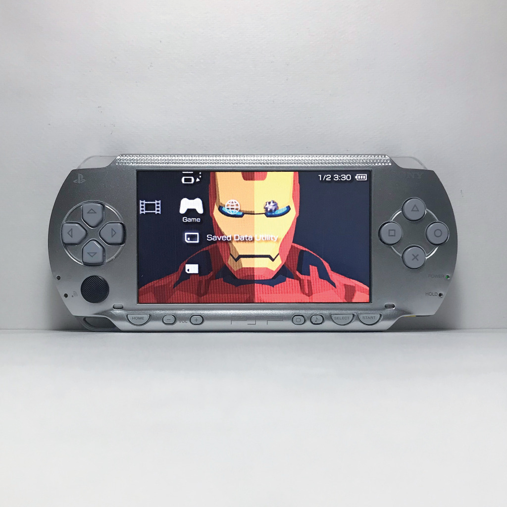 เครื่องเกม PSP (PlayStation Portable) รุ่น 1000 (SILVER59) Shopee