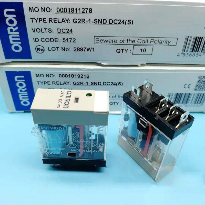 Relay OMRON G2R-1-SND(S) 24VDC + G2R-2-SND(S) 24VDC + G2R-1-SN(S) 24VDC ...