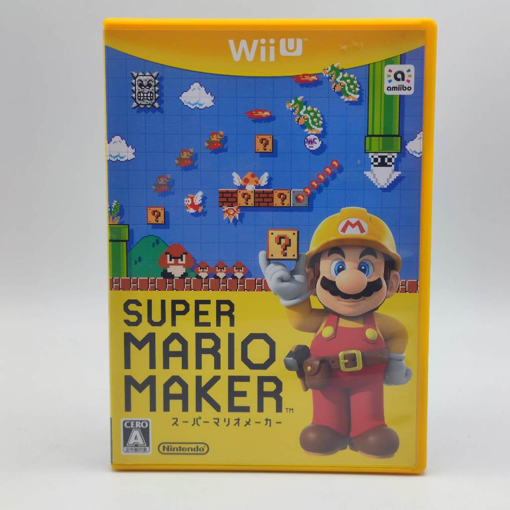 Super Mario Maker [Wii U] แผ่นสภาพดี Nintendo WiiU Shopee Thailand