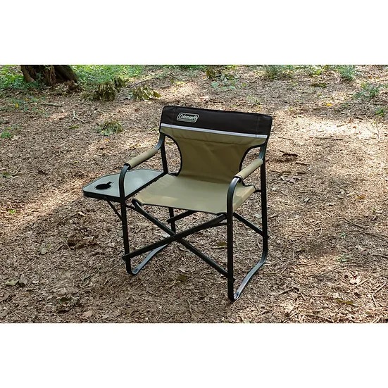 Coleman JP Side Table Deck Chair (Olive) | Shopee Thailand