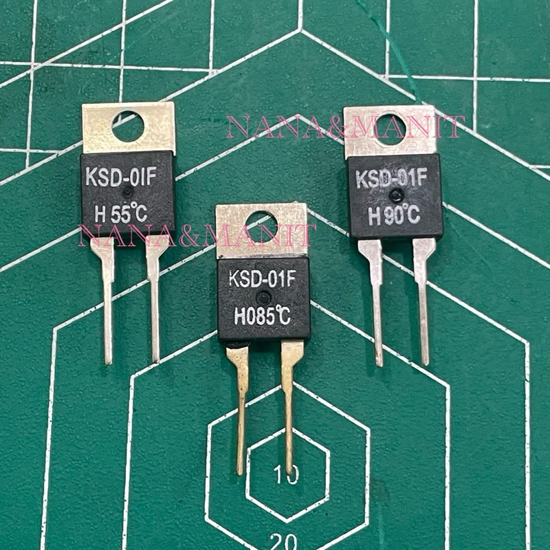 KSD-01F Thermostat เทอร์โมสตัท สวิทช์อุณหภูมิ (ชนิดร้อนต่อ NO) ราคาต่อ ...