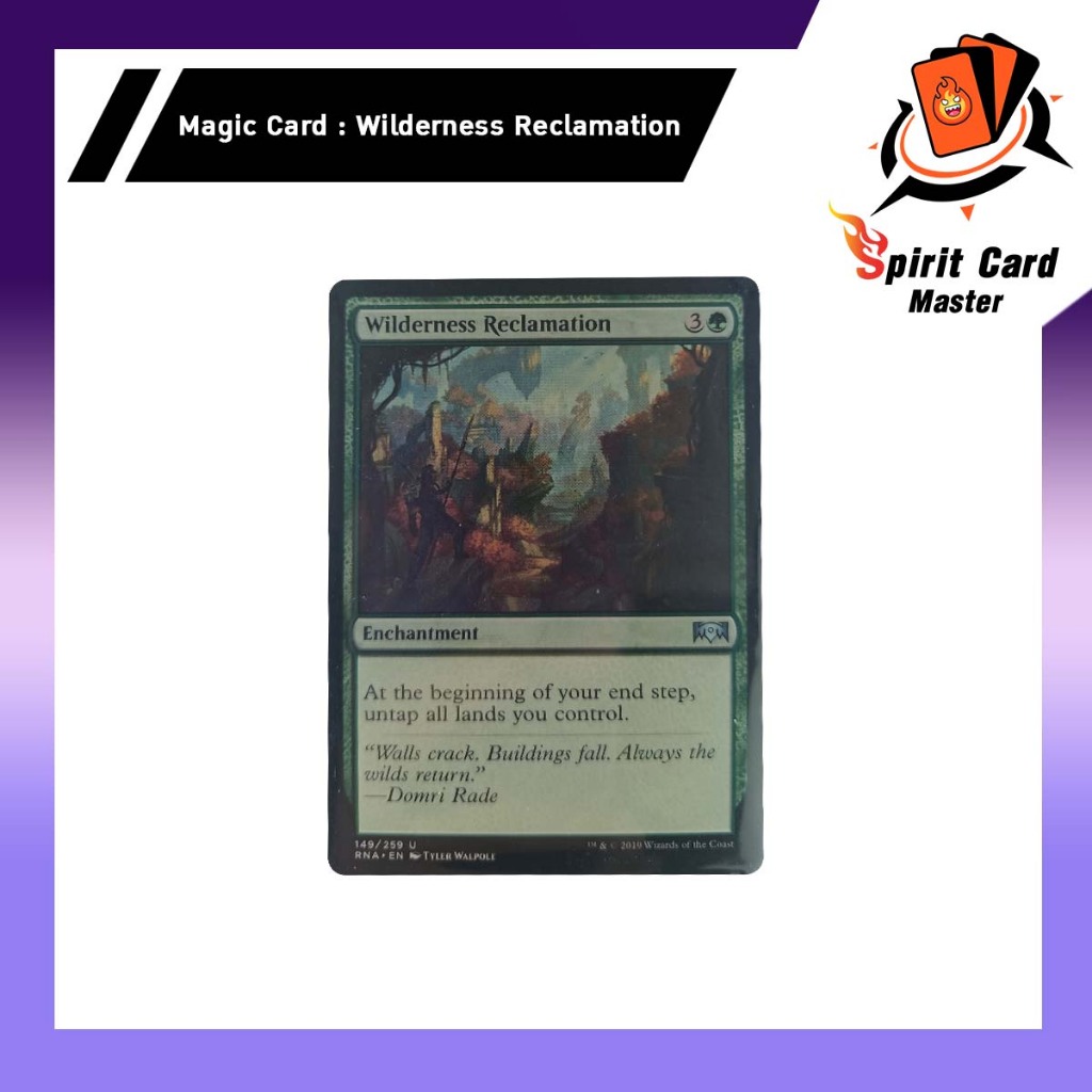Magic The Gathering Single Card *Wilderness Reclamation* Uncommon RNA ...