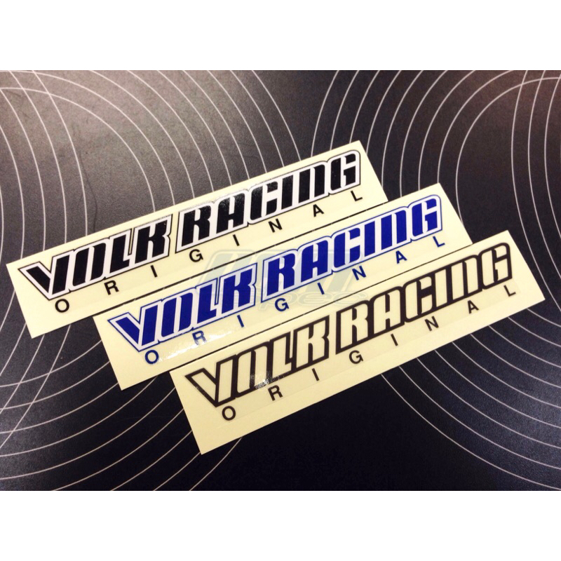 สติ๊กเกอร์ติดล้อ Volk Racing (ขนาด 92mm x 14mm) | Shopee Thailand