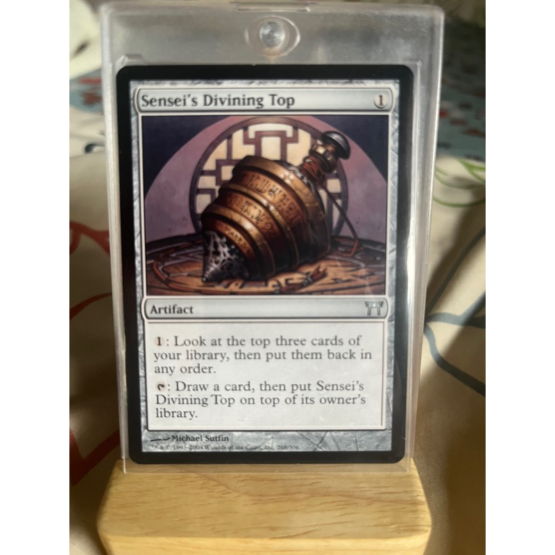 การ์ด MTG Sensei’s Divining Top Artifact Magic the gathering EDH รุ่น