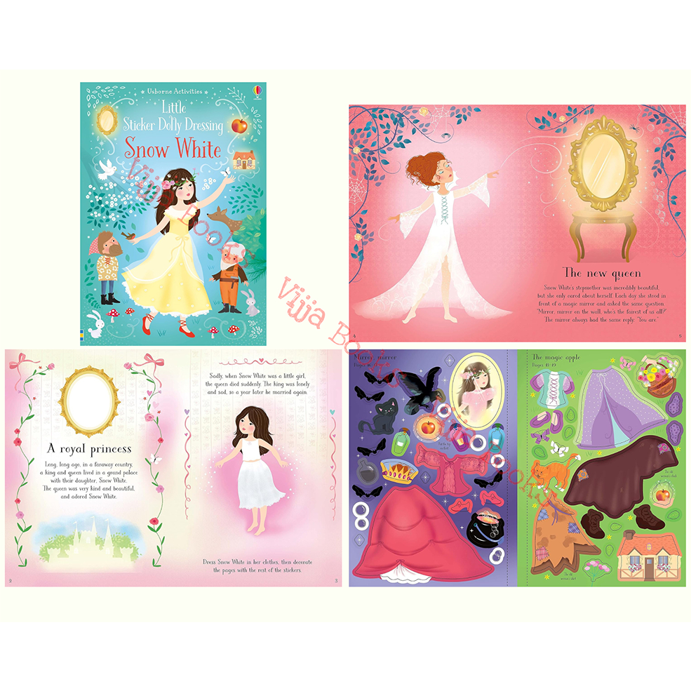 Usborne Activities: Little Sticker Dolly Dressing        [Z] | Shopee Thailand