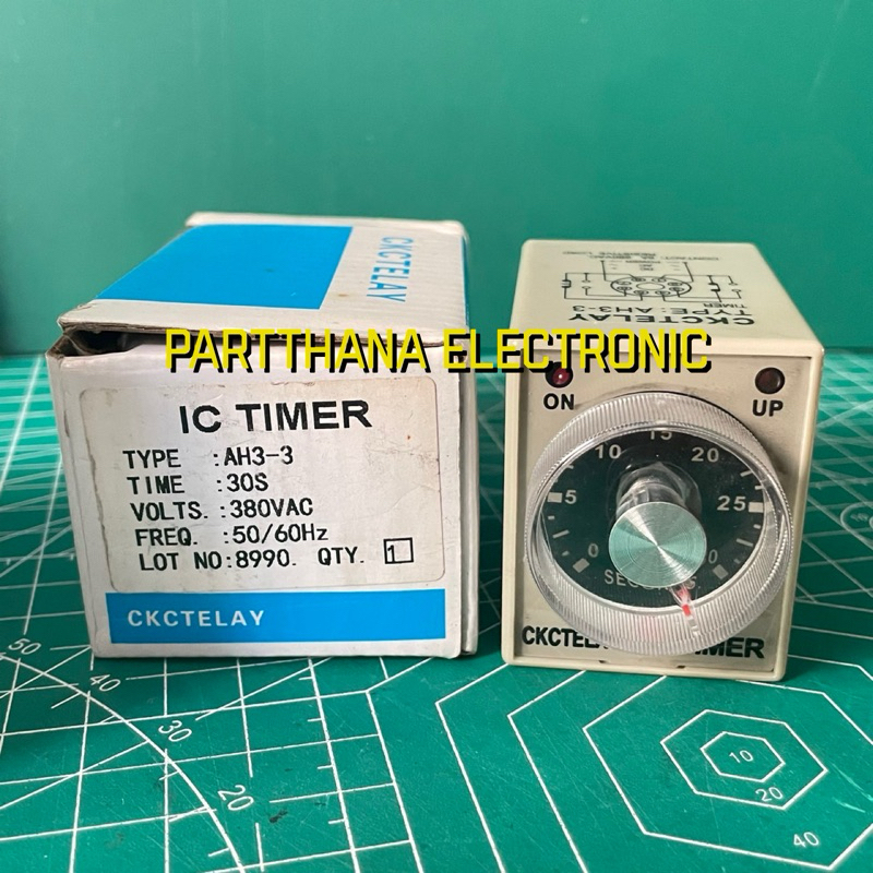 AH3-3 TIMER 30S AC220V / 380VAC พร้อมส่งในไทย🚛💨 | Shopee Thailand