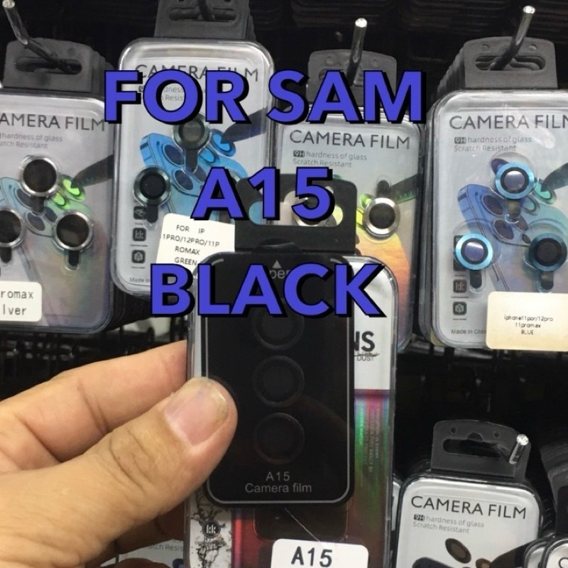 Samsung A15 ซัมซุง IRON RING ฟิล์มวงแหวนกันรอยเลนส์กล้อง สำหรับซัมซุง ...