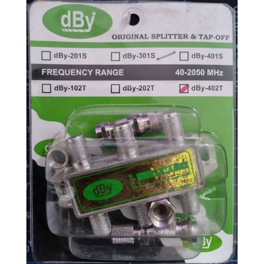 dBy TAP-OFF 2way และ 4Way รุ่น dBy-202T และ dBy-402T แยกสัญญาณ ทีวี RF ...