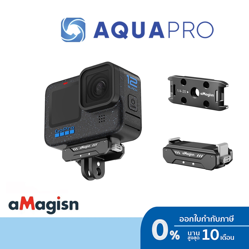 GoPro 12/11/10/9/8/11 Mini/MAX aMagisn Magnetic Quick Release Kit ...
