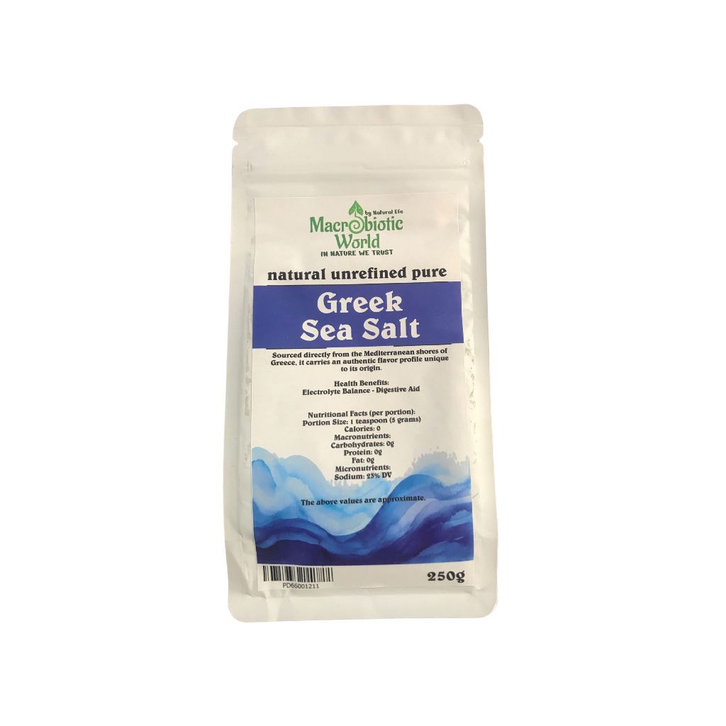 NATURAL EFE | SEA SALT FROM GREECE | เกลือทะเลกรีซ 250g | Shopee Thailand