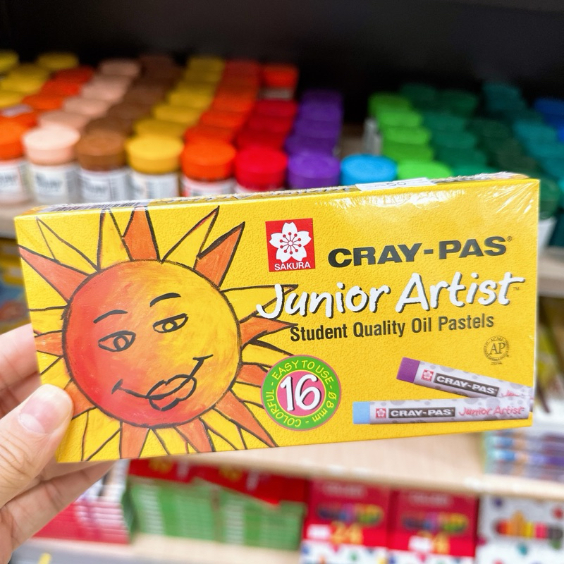 สีชอร์ค ซากุระ 16 สี ของแท้ Junior Artist Shopee Thailand