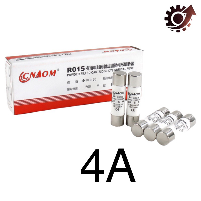 ฟิวส์เซรามิก Ceramic Fuse R015 (10x38มม.) 500VAC 2A/3A/4A/5A/6A/8A/10A ...