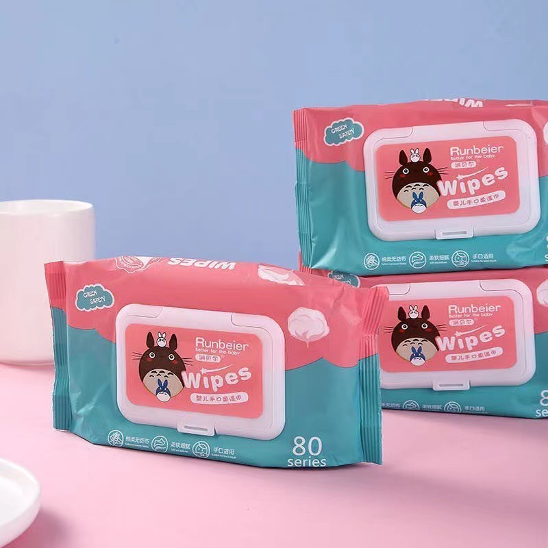 ปลีก/ส่ง ทิชชู่เปียก กระดาษเปียก Baby Wipes กระดาษทิชชู่