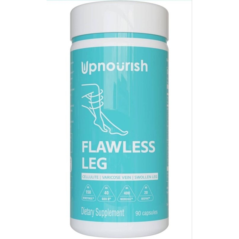 UpNourish Flawless Leg Anti Cellulite Supplements, 90 Capsules | Shopee ...