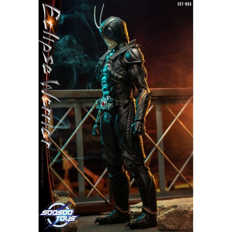 Soosootoys SST055 1/6 Scale Eclipse Warrior : Masked Rider Black