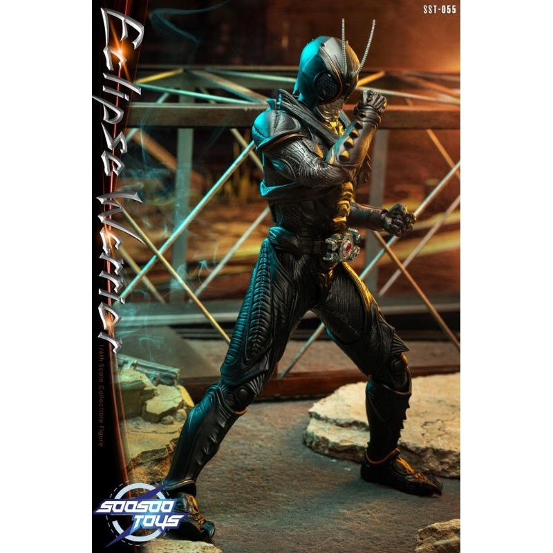 Soosootoys SST055 1/6 Scale Eclipse Warrior : Masked Rider Black