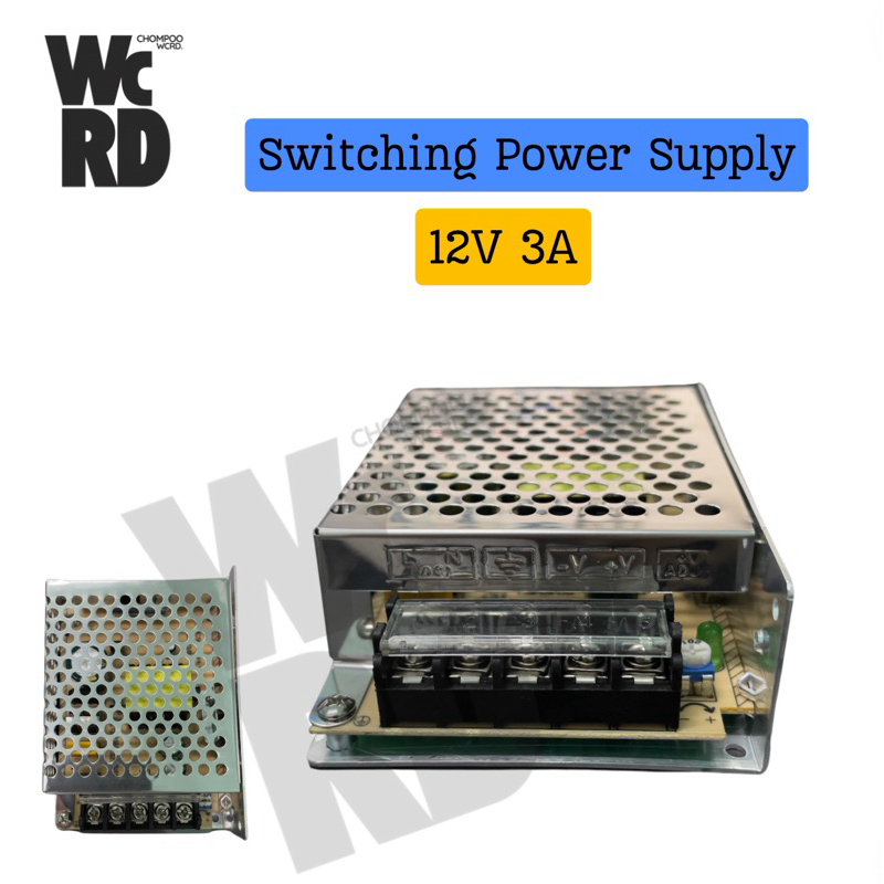 Power supply แบบรังผึ้ง Input:220VAC Output: 12VDC 3.3Aสวิทชิ่ง ตัวแปลง ...