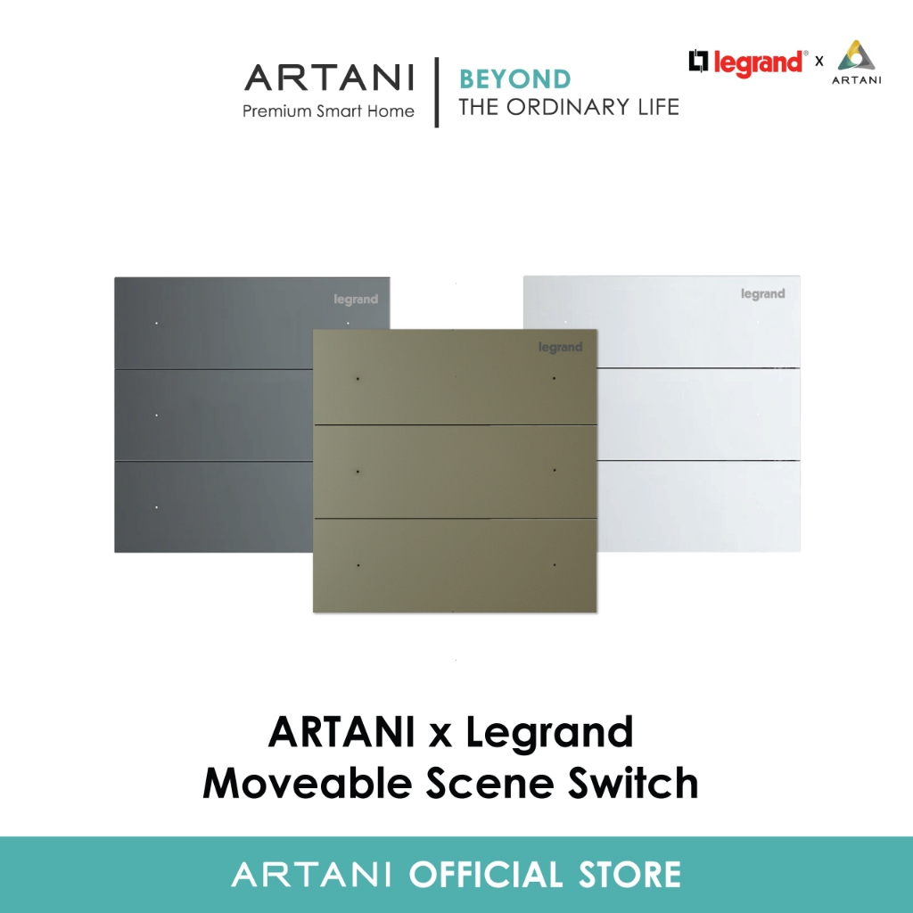 ARTANI x LEGRAND - Zigbee Galion Scene Switch (Movable) | Shopee Thailand