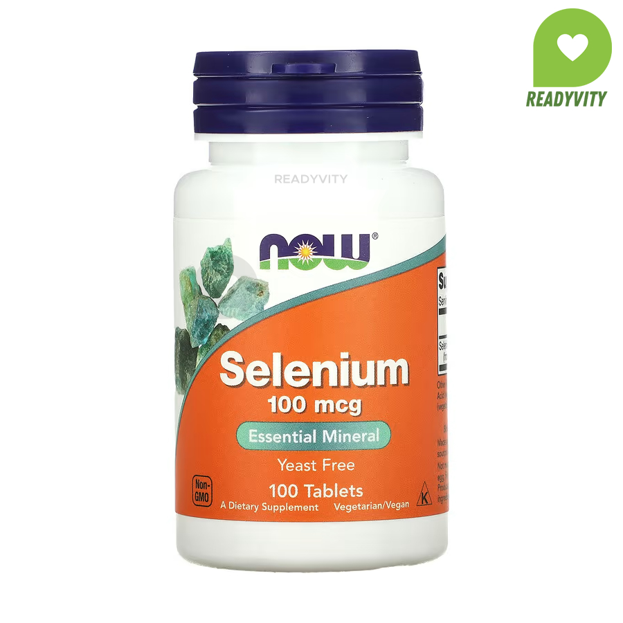 NOW Foods, Selenium, 100 mcg, 100 Tablets | Shopee Thailand