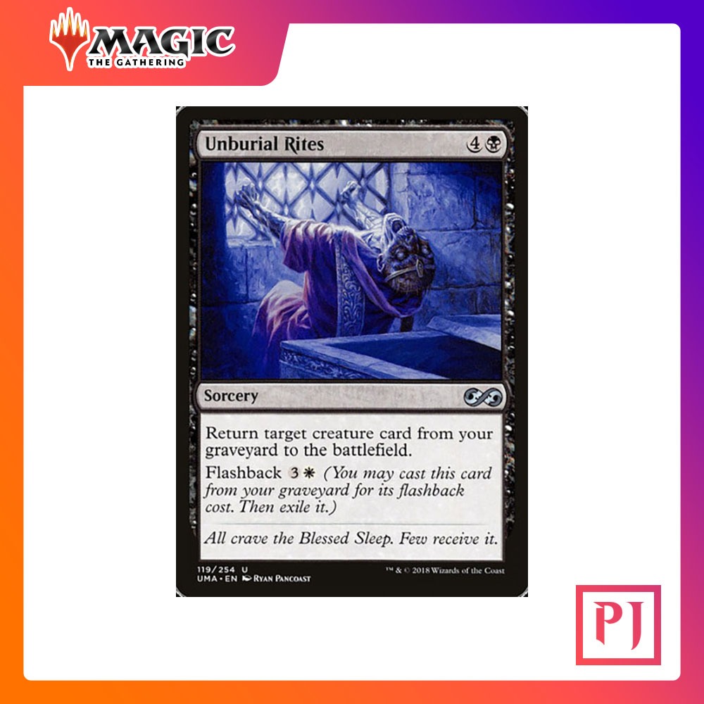 [MTG] Unburial Rites [UMA] [BLACK] [UNCOM] [NORMAL] [ENG] (การ์ดเมจิค ...