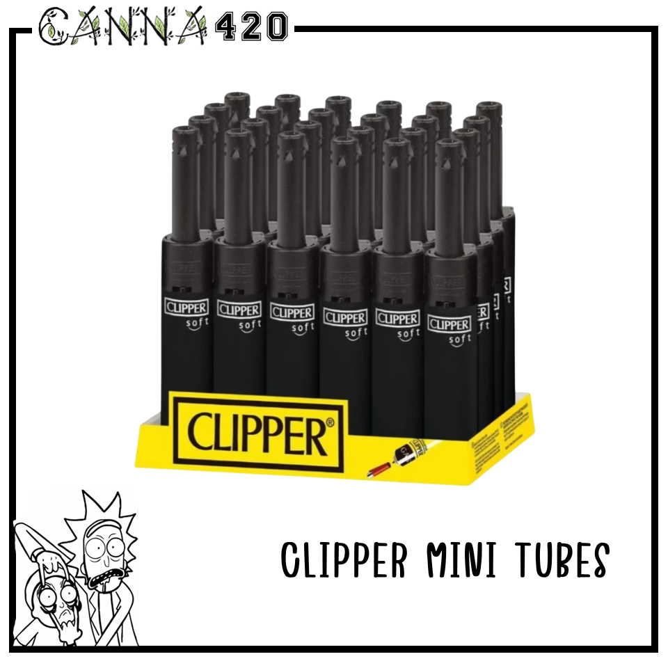 [แพ็ค 1 ชิ้น] ไฟแชค Clipper Mini Tubes Black | Shopee Thailand