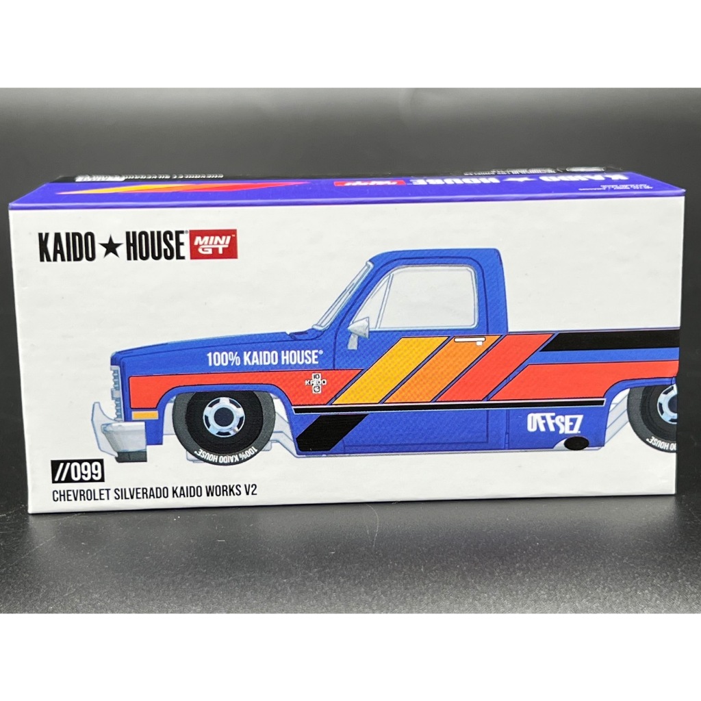 Miniature 1/64 Chevrolet ÖN SATIŞ Mini GT 1/64 [KaidoHouse X MiniGT] Chevrolet Silverado KAIDO