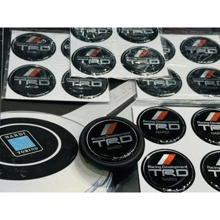 สติกเกอร์ สติ๊กเกอร์ โลโก้แตร TRD NARDI งาน Custom แตร พวงมาลัย นาร์ดี้ ...