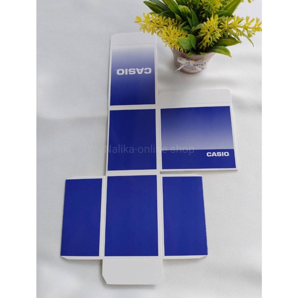 กล่องกระดาษสำหรับใส่นาฬิกา Casio กระดาษมันเงา สวย แข็งแรง | Shopee Thailand