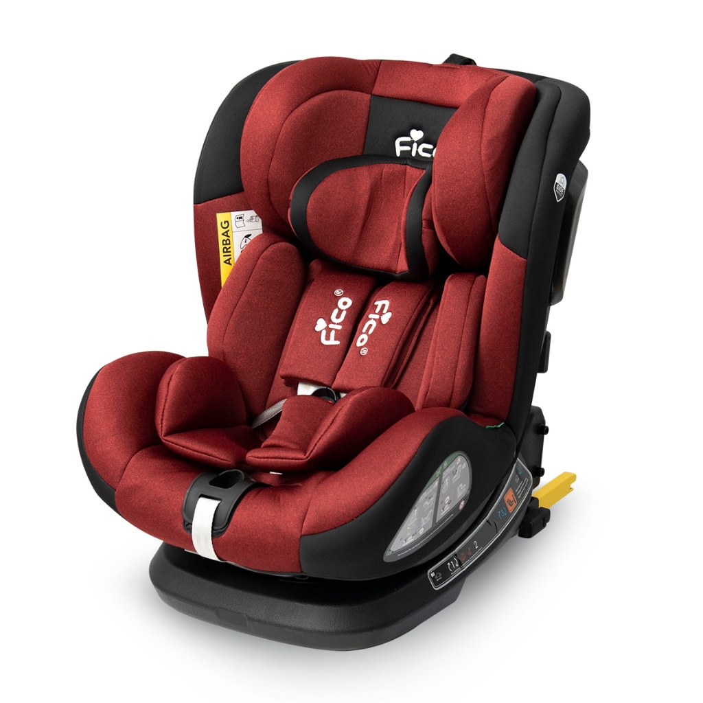 Fico คาร์ซีท เหมาะสำหรับเด็กแรกเกิด-12 ปี : HD16 มาตรฐาน R129 หมุนได้ ...